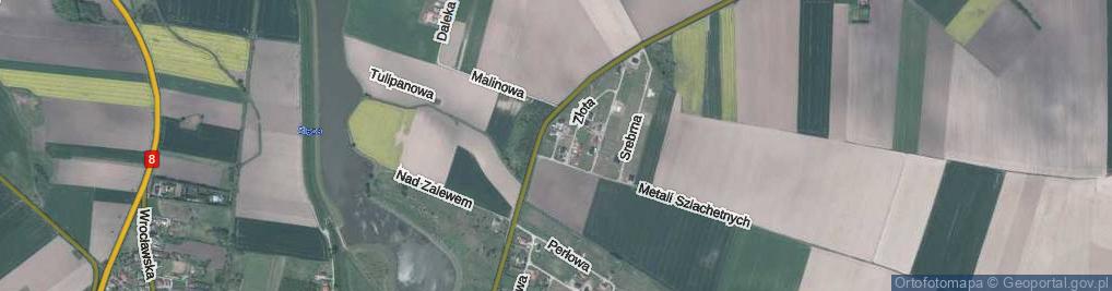 Zdjęcie satelitarne Platynowa ul.